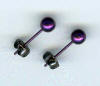 hypoallergenic medical grade titanium earrings