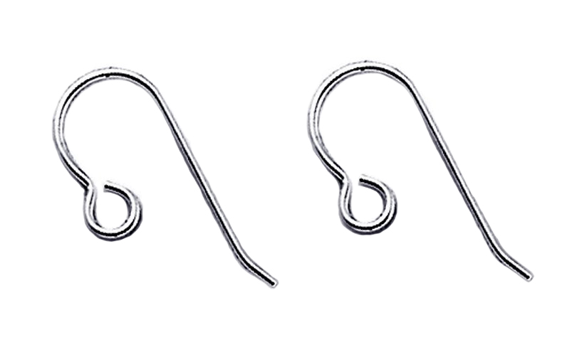 Argentium silver ear wires