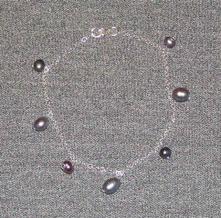 sterling silver ankle bracelet
