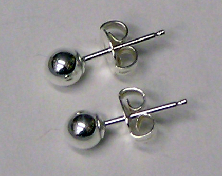 Argentium Silver hypoallergenic post earrings