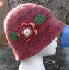 Grace Bloomin Beanie in Autumn Red