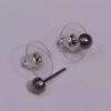 5mm titanium dome post earrings