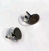 10mm titanium disc post earrings