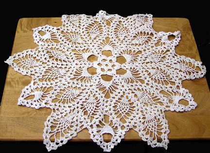 handmade crochet doily
