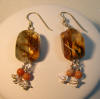 hypoallergenic Fire Quartz Earrings