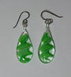 Cat's Eye Marble hypoallergenic earrings