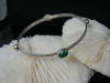 designer jade and sterling silver bracelet
