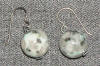 hypoallergenic Kiwi Jasper Earrings