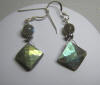designer labradorite earrings