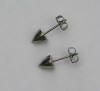 5mm titanium moon shot post earrings