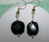 hypoallergenic Black Obsidian Earrings