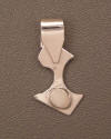 designer opal sterling silver pendant