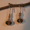 Designer smoky Quartz earrings