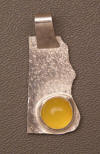 designer sunfire chalcedony pendant