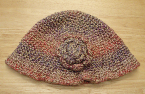 cloche crochet hat