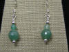 hypoallergenic faceted aventurine earrings