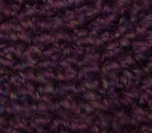 crocheted color swatch