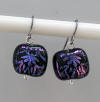 hypoallergenic dichroic glass earrings