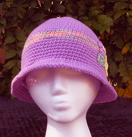 Grace Bloomin Beanie in Violet