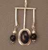 designer blue goldstone pendant