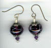 hypoallergenic handcrafted lampwork bead earrings