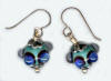 hypoallergenic handcrafted lampwork bead earrings