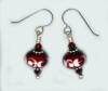 hypoallergenic handcrafted lampwork bead earrings