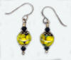 hypoallergenic handcrafted lampwork bead earrings