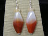hypoallergenic long carnelian earrings