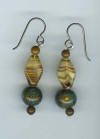 Chickasaw hypoallergenic earrings with titanium earwires