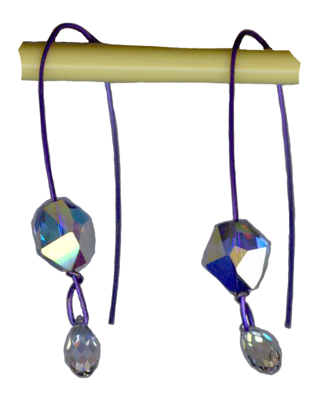 hypoallergenic long earwire earrings