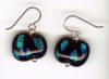 hypoallergenic dichroic glass earrings