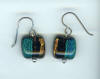 hypoallergenic dichroic glass earrings