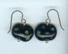 hypoallergenic dichroic glass earrings