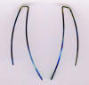 hypoallergenic long earwire earrings