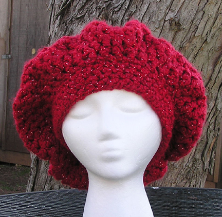 custom eleanor crochet hat in combo yarns