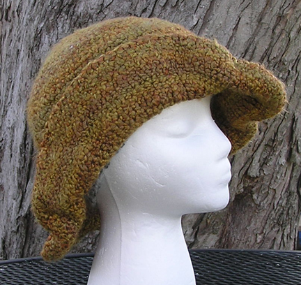 Flamboyant Aussie Crochet Hat with Zen Flower