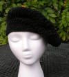 Handcrafted crocheted beret hat