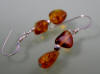 handcrafted hypoallergenic amber earrings