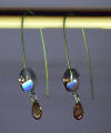 hypoallergenic long earwire earrings
