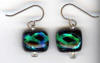 hypoallergenic dichroic glass earrings