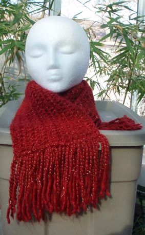 custom crochet scarf
