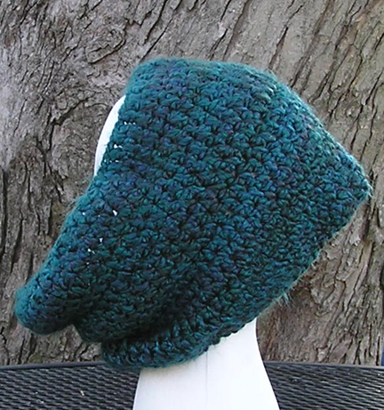 handmade designer Lagoon Blue Infinity Cowl Scarf