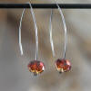 hypoallergenic long earwire earrings