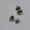 8mm titanium dome post earrings