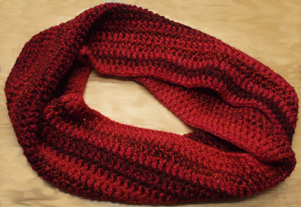 Crocheted Mobius Scarf