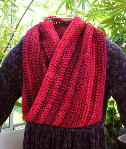 Crocheted Mobius Scarf