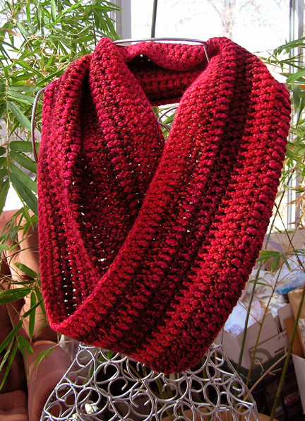 Crocheted Mobius Scarf