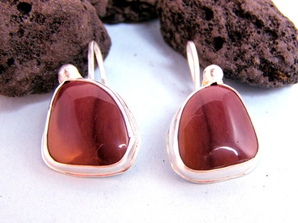 designer mookite earrings