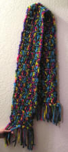 Kaleidoscope Crocheted Scarf